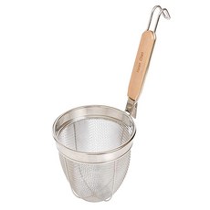 Helen's Asian Kitchen 勾掛式濾網, 1個, 木+不銹鋼