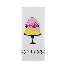 Pinky up 亞麻棉混紡印花餐巾 51*81cm, 1個, 小菜一碟