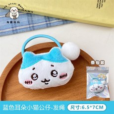 可愛兔兔小熊小貓髮圈髮繩：卡通萌寵髮飾，高顏值ins風頭飾