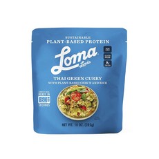 Loma Linda 泰式植物蛋白綠咖哩雞飯, 1個, 285克