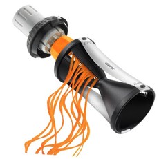 GEFU 螺旋蔬果刨絲器, 1個, 黑色+銀色