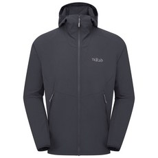 Rab Borealis Hoody 男款連帽防風外套 QWS76, 鯨魚灰, 1個