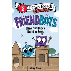 (英文圖書)Friendbots: Blink and Block Build a Fort 平裝版, Harperalley, 英文