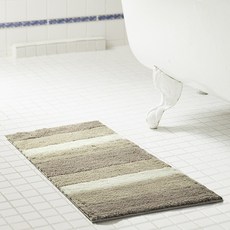 RT designer's collection ombre微纖維低音啞光墊浴室腳手架, 1個, 淺褐色的