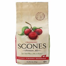 STICKY FINGERS BAKERIES 烤餅混合蔓越莓, 1個, 454克