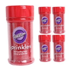 Wilton 惠爾通 灑紅砂糖, 92g, 5罐