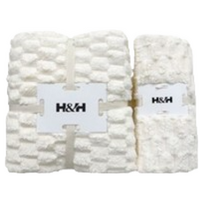 H&H 石墨烯雪絨棉浴毛巾乾髮組 (浴巾*2條、毛巾*2條、乾髮帽*1個), 單色, 1個