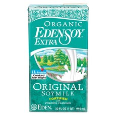 EDEN Foods EDENSOY EXTRA原味豆漿, 1個, 946ml