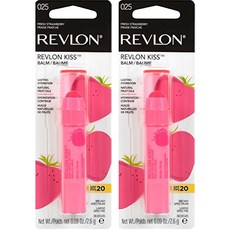 REVLON 露華濃 Kiss潤唇膏, 025 Fresh Strawberry, 2.6g, 2支