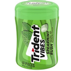 Trident Case Vibe涼爽薄荷Rush口味, 1個, 116.2克