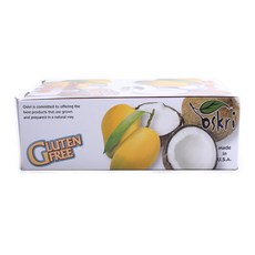 Oskri Organics 椰子棒無麩質, 20件, 53克, 芒果