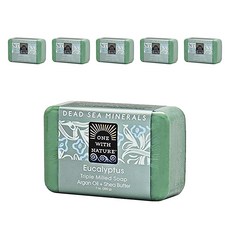 ONE WITH NATURE 海鹽礦物三重溫和香皂, 200克, 6個