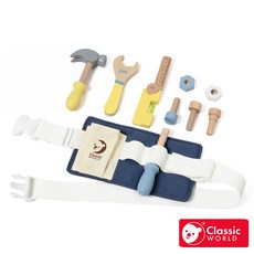 【德國 classic world 客來喜經典木玩】 小小工匠組 20184, 單一規格, 馬卡龍色系