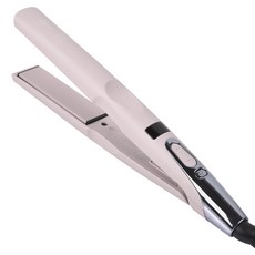 日本 KINUJO 薄霧白茶陶瓷離子夾，快速加熱，多段溫控，呵護秀髮，打造柔順光澤髮型, KP001PTW