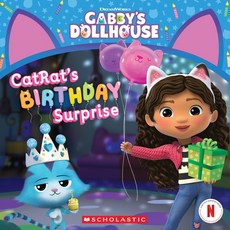 (英文圖書)Catrat's Birthday Surprise (Gabby's Dollhouse Storybook) 平裝版, Scholastic Inc., 英文