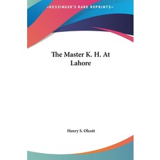 (英文圖書) The Master K. H. At Lahore 精裝版, Kessinger Publishing, 英文