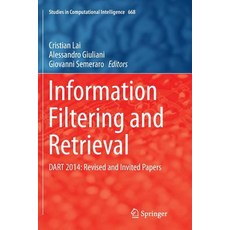 (英文圖書) Information Filtering and Retrieval: Dart 2014: Revised and Invited Papers 平裝版, Springer, 英文