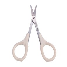 安全圓頭美容剪 鼻毛修剪器 不鏽鋼材質, 1個, 圓角