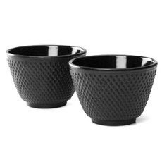 bredemeijer 茶杯 鑄鐵 Jang 茶杯, 2個, Black
