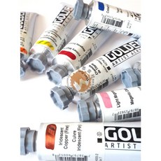 高登GOLDEN重質壓克力顏料59ml 專業級壓克力顏料，色彩飽和、持久耐用，藝術創作首選, ＃1407 Yellow Ochre S, 59ml