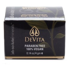 DEVITA 絕對礦物質滋養腮紅 4g, Crushed Garnet, 1盒