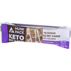 Munkpack 生酮堅果&種子 夏威夷豆白巧克力口味, 1個, 35g
