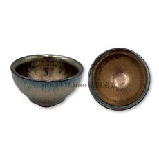 彩金將軍建盞杯, 1個, 金色