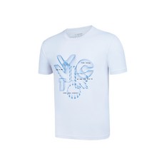 VICTOR 勝利 羽樂體育 中性款 T-Shirt T-50025 排汗透氣 運動上衣, 白色