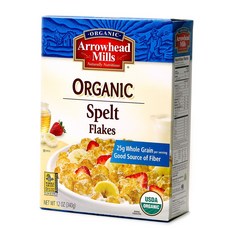 Arrowhead Mills 斯佩耳特全麥麥片, 1盒, 340g