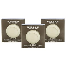 HERBAN COWBOY 刮鬍皂, 3個, 82g
