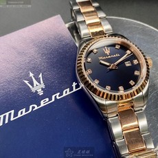 MASERATI手錶 R8853100507 32mm 寶藍色錶面 女錶
