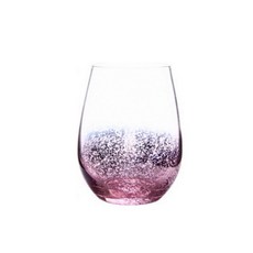 桔比雜貨舖 漸層星空玻璃杯 創意銀河彩色飲料杯 600ml大容量 加厚耐用, 1個