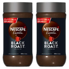 NESCAFE 雀巢咖啡 Excella烘焙黑咖啡粉, 200g, 2個