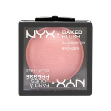 NYX 烘烤腮紅 +照明器 +古銅色6.5g, 1個, 旅行