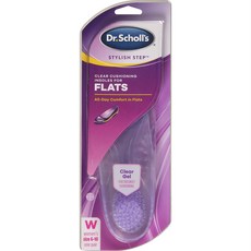 Dr. Shawl 透明凝膠緩衝鞋墊平底女式尺碼 6-10, 1個