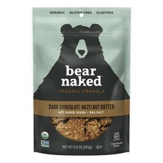 bear naked 黑巧克力榛果奶油燕麥片, 1包, 243g