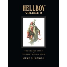 (英文圖書) Hellboy Library Volume 2: The Chained Coffin and the Right Hand of Doom Library Binding, Dark Horse Books, 英文, 圖書館裝訂