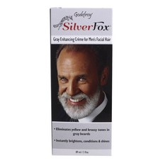 Godefroy 銀狐灰男士面部毛髮增強霜, 1個, 89ml