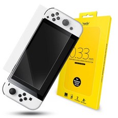 hoda Switch 全透明玻璃保護貼, Switch OLED全透明玻璃保護貼