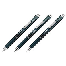 Pentel 飛龍文具 ENERGEL極速中性鋼珠筆 0.5mm, 3個, 靛黑