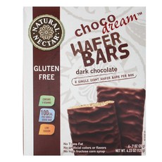 NATURAL NECTAR Chocodream 黑巧克力威化棒, 20g, 6個