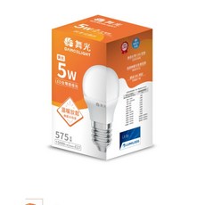 舞光 DANCELIGHT 5W LED全電壓燈泡 E27, 暖色, 10個