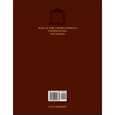 (英文圖書) Manual for Courts-Martial United States (2024 Edition) 平裝版, Claitor's Pub Division, 英文