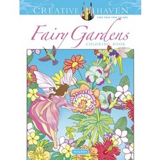 Creative Haven Fairy Gardens Coloring Book 平裝版, Dover Publications, 英文