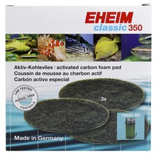 EHEIM 伊罕 活性碳魚缸過濾棉片, 3片