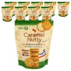 takara 寶製菓 焦糖堅果夾心餅乾, 10個, 82g