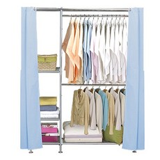 【巴塞隆納】開放式衣櫥櫃 W2型90公分 W4型34公分 多層收納 簡易組裝, 天使白