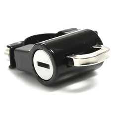 自行車安全帽鎖, 1個, 黑色