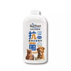 Aether依鈦寵物除臭噴霧貓砂除臭室內除臭噴霧狗尿去味劑殺菌消毒, 寵物抗菌液補充瓶1000ml
