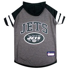 DoggieNation 紐約噴射機隊寵物連帽T, 混色